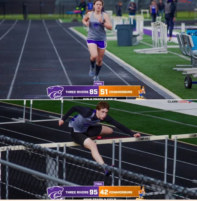 Three Rivers track teams sweep Edwardsburg